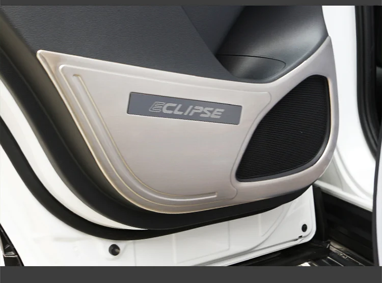 Подходит для Mitsubishi Eclipse двери анти-кик pad переустановка Eclipse из нержавеющей стали защитная пластина pad Автомобильные аксессуары