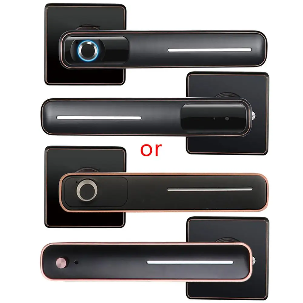 

1Set Smart Electronic Door Lock Intelligent Biometric Fingerprint Lock Safe Entry Tools for Home Office Security with Key