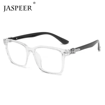 

JASPEER Anti-blue Light Square Eyeglasses Frames Men TR90 Goggle Blue Light Eyeglasses Computer Glasses Women Eyeglasses Frame