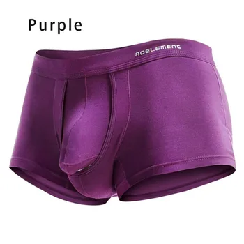 

1PC Men Boxer Male Underwear Men Gay Men's Clothing Underpants Boxershort Breathable Separation Scrotum Physiological Underpants