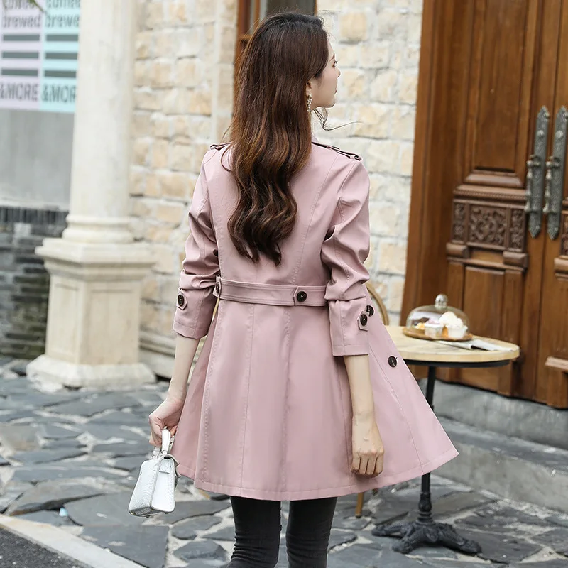 

Trench Coat Women's Mid-length Korean-style Spring And Autumn 2019 New Style Coat Autumn Clothing Women's WOMEN'S Dress Popular