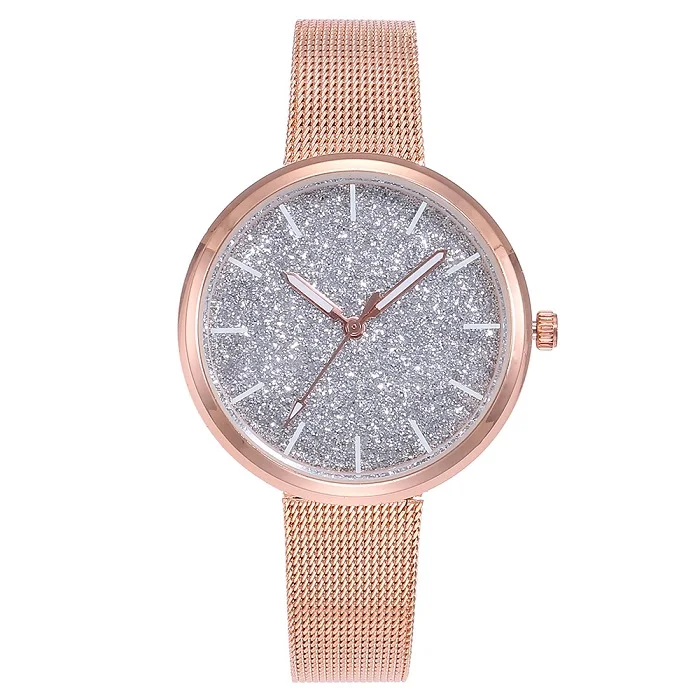 Новое поступление Простые Модные женские часы Женские кварцевые наручные часы женские часы Relogio Feminino Montre Femme Horloge женские часы - Цвет: grey mesh