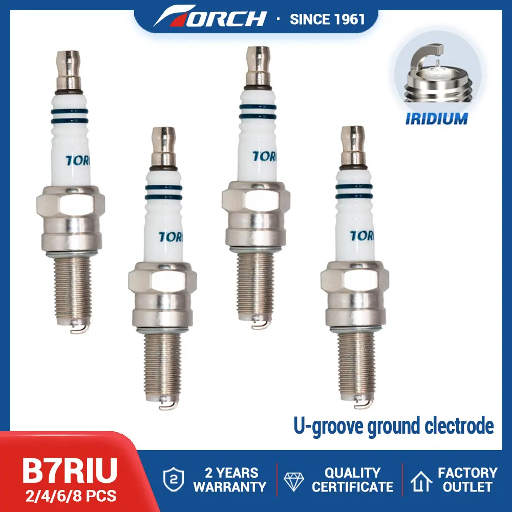 

Replacement for Candle CR7EIX Iridium Spark Plug Torch B7RIU for Yamaha YZ250 YFZ450 Suzuki DRZ400 SV650 DL650 Kawasaki KLX250