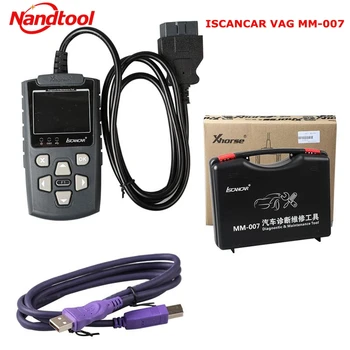 

2019 Hot ISCANCAR VAG KM IMMO OBD2 Code Scanner Xhorse Iscancar VAG MM-007 KM IMMO MQB Mileage better than VAG 3.0 IScancar