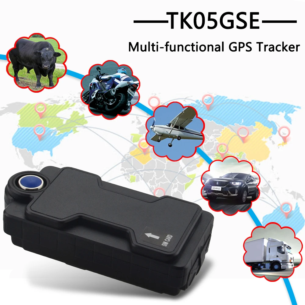 GPS трекер TK05GSE с аккумулятором 5000 мАч LBS WIFI|GPS-трекеры| |