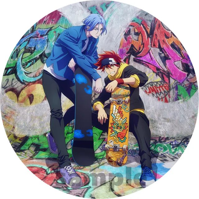 Anime SK8 The Infinity Cosplay Badge Miya RekI Snow Cherry Blossom Brooch Pin Accessories For Clothes Backpack Decoration gift 6