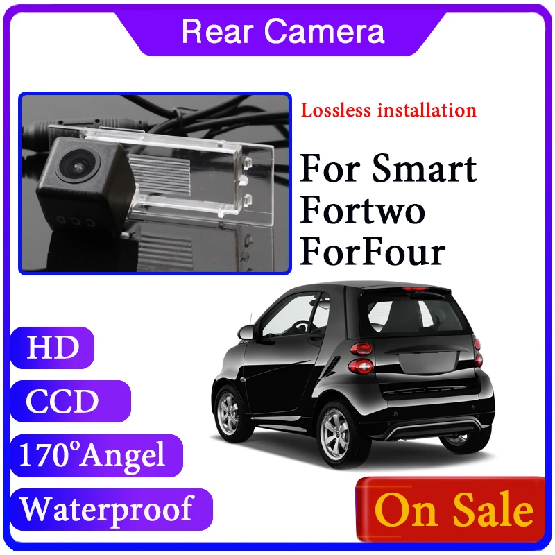 Для Smart Fortwo для 2 4 ForFour W453 2014 ~ 2020 обратная парковочная Высококачественная