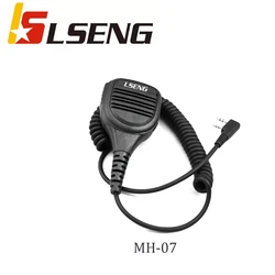 LSENG Walkie Talkie Shoulder Speaker Mic Two Way Radio Microphone Compatible with Handheld Baofeng Radio UV5R,UV8,UV8D,UVB5,UVB6