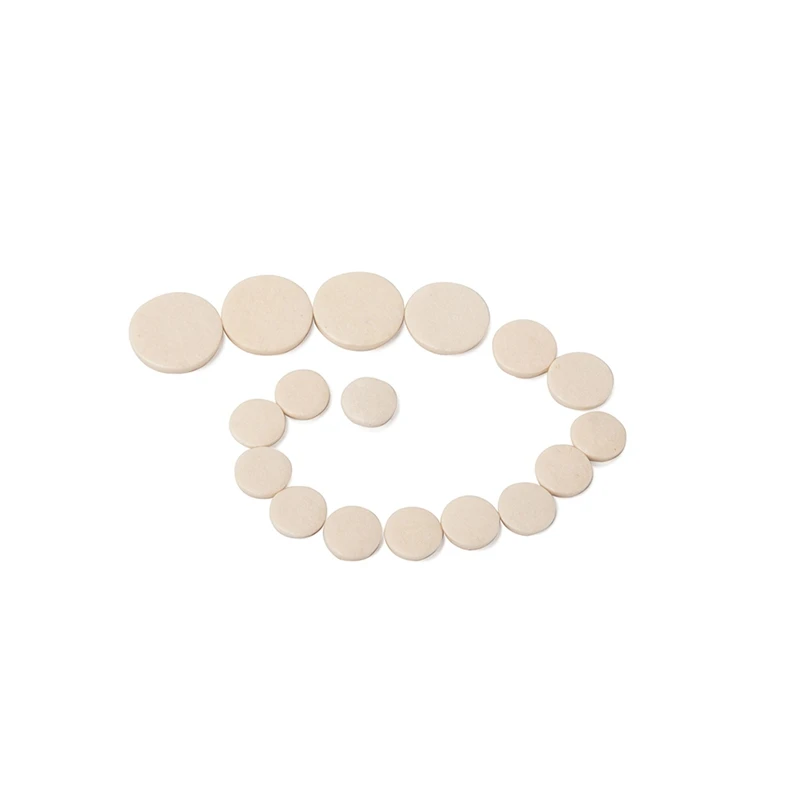 

17Pcs Clarinet Pads Woodwind Instruments Part for Bb-Clarinet Accessories Pads Replacement