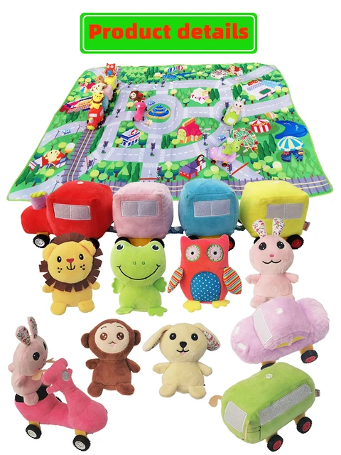 Baby playing gym mat 2020 NEW Hot Sale Infant Plush felt outdoor game blanket waterproof felt mat plush educational toys 1