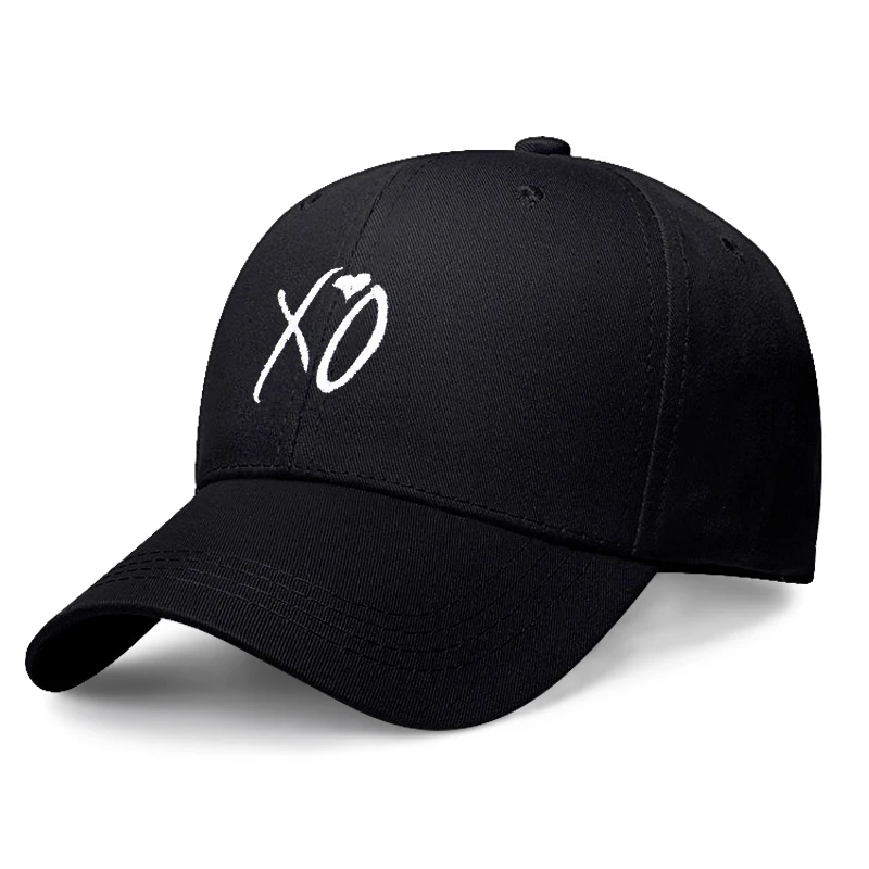 Для женщин Бейсбол Кепки s вышитые модными принтами XO Шапки the Weeknd Snapback шляпы для