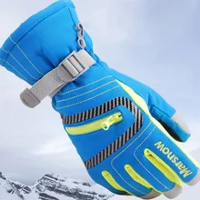 Теплые перчатки, Регулируемая версия сенсорного экрана, лыжные варежки, зимние уличные Снегоходы, аксессуары для катания на коньках, водонепроницаемые перчатки