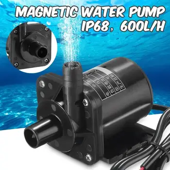 

IP68 Waterproof DC 12V 600L/H Portable Mini Brushless Motor Submersible Water Pump for Cooling System Fountains Heater Pressure