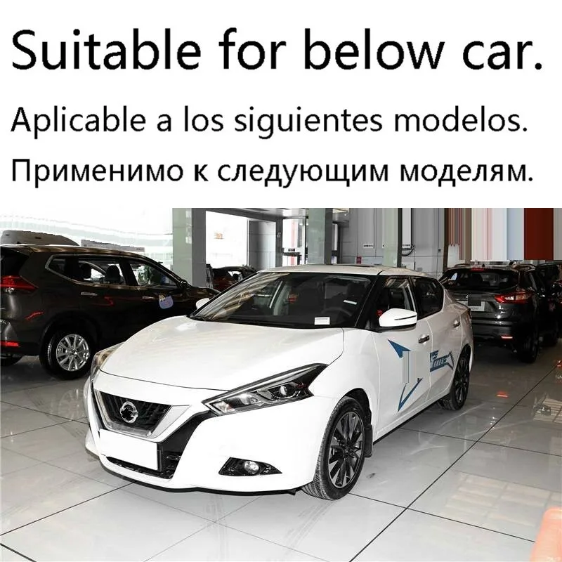 Parachoques Авто стиль аксессуары протектор Coche модификация автомобиля бампер стикер Стайлинг молдинги 18 для Nissan Bluebird