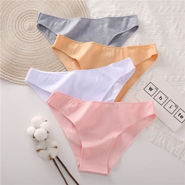 Generic 3PCS/Set Cotton Underwear Women M_2XL Comfortable Panties L