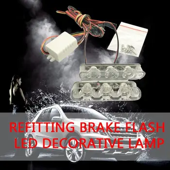 

Electric Motorcycle One For Two 3 Lights With Bracket Red And Blue Blasting 12V Modified Brake Strobe Led Decorative Lights