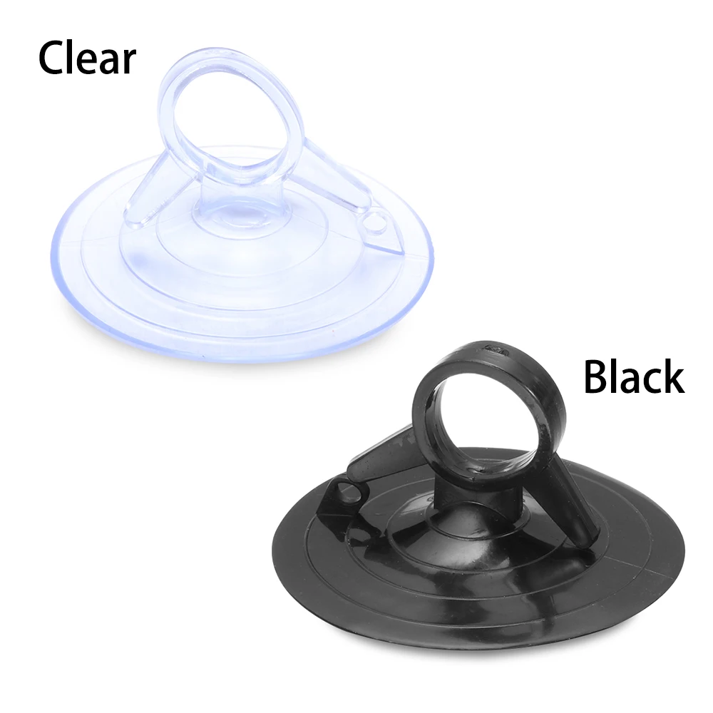 10PCS PVC transprent/black rubber suction cup hook wall hanger car sunshade hooks home kitchen bathroom sucker accessory tool multi purpose hooks suction cup hook kitchen hooks