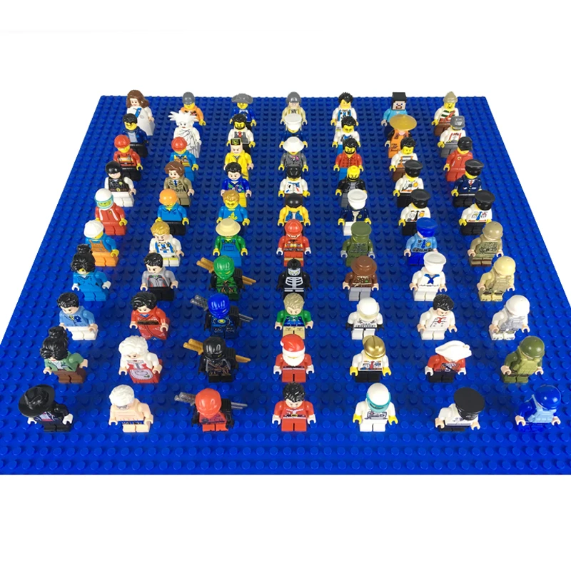 100pcs Creative Movie Series Building Blocks Dolls Toy Mini Action Figures Children DIY Toys Boys Girls Children Christmas Gifts