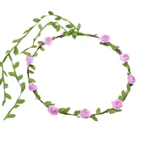 Головной убор невесты гирлянда лента для волос аксессуары для волос на запястье цветок путешествия приморский праздник невесты цветочный головной венок