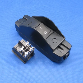 

2 pcs high-current switch Rocker switch with indicator light In line switch Retardant high temperature screw fitting 16A250V
