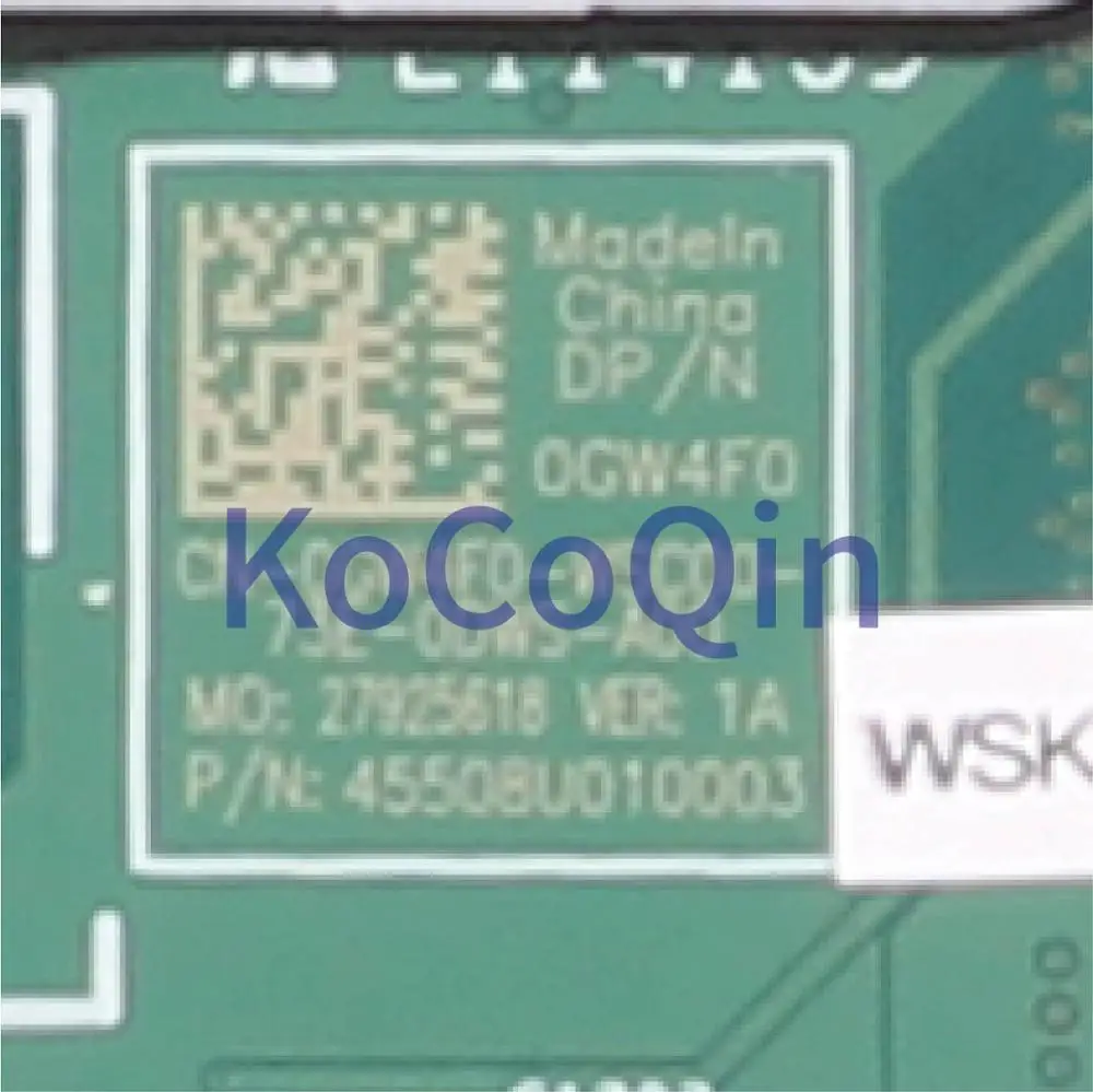 KoCoQin материнская плата для ноутбука DELL Inspiron 3565 A8-7410 материнская плата CN-0GW4F0 0GW4F0 15276-1 AM7410 Процессор