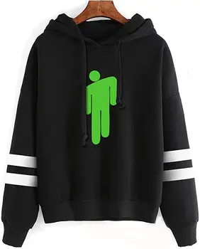 

Mainlead kpop Billie Eilish Pullover Sweatershirt Loose Long Sleeve Hoodie New Fashion