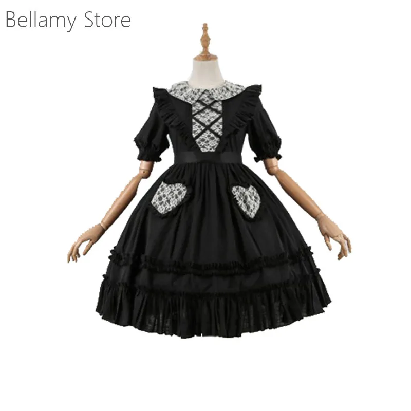 

Lolita Daily Short Sleeves Classic Sweet Cute Dress