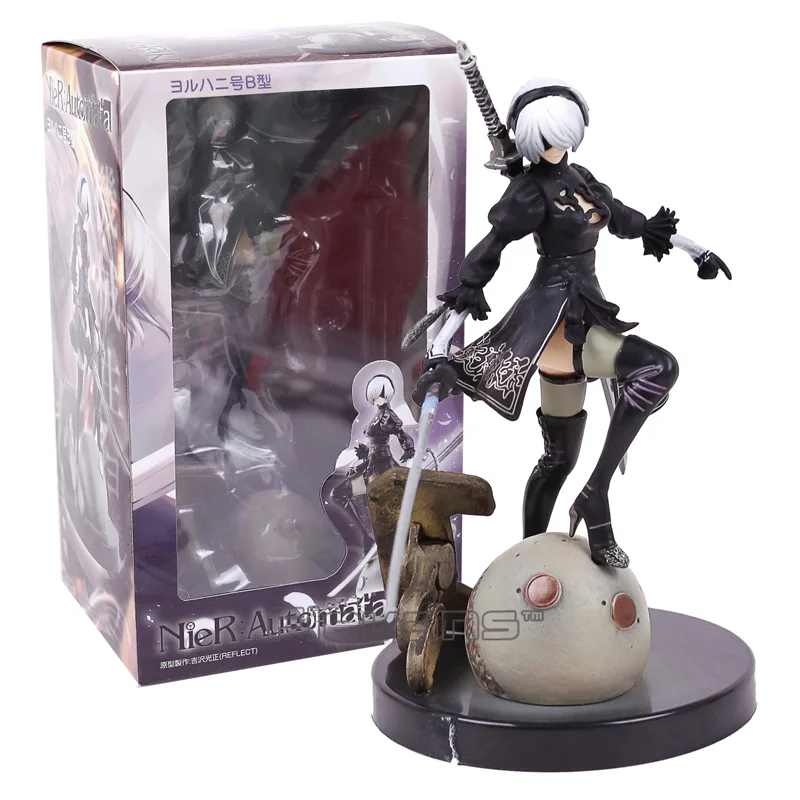 NieR Automata 2B YoRHa № 2 Тип B 9S No.9 S ПВХ фигурка Коллекционная модель игрушки|model toy|figures