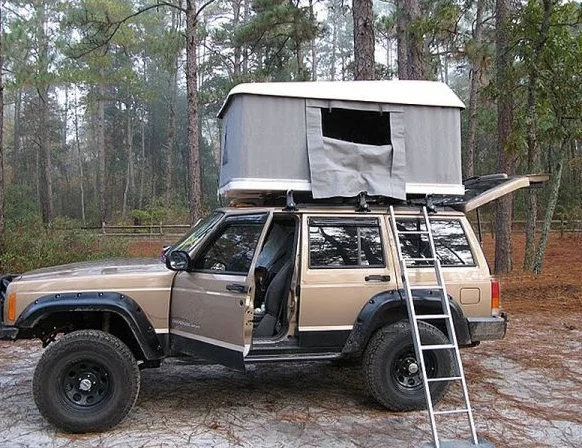 Hard Shell Car Roof Top Tent For Camping Outdoo