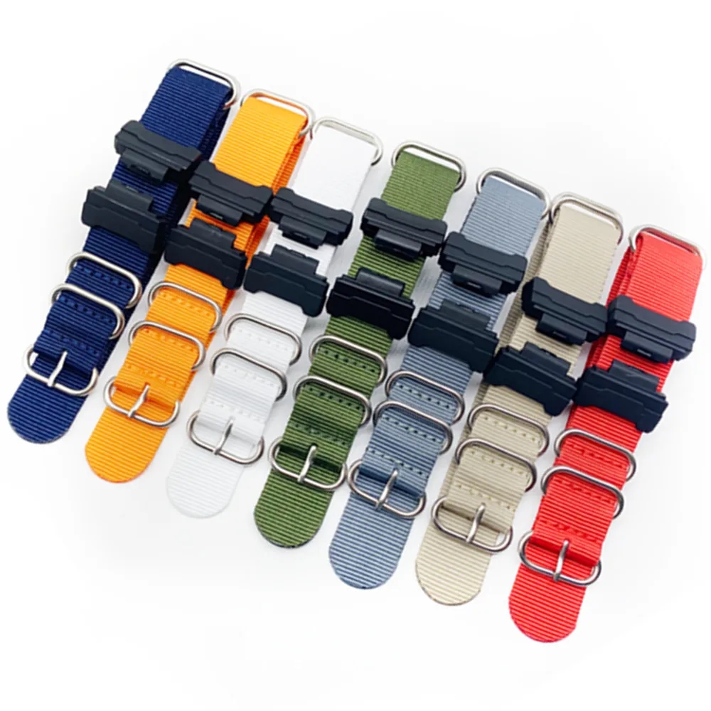 Parti Di Ricambio Misura Di Nylon Zulu Cinturino Per G-Shock Dw-5600 Dw-6900 G-5700 Ga-100 Gdf-100 Gl-7200 E Gls-5600 Serie