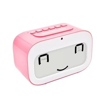 

Alarm Clock, Cute Desk Clock Smart Backlight/Temperature/Snooze Wake Up Alarm Clocks Battery Operated(Pink)