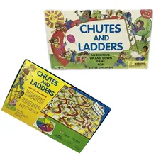 Дети змея желобки лестница пластиковый полёт шахматы набор портативный смешная настольная игра семья Вечерние игры игрушки для детей