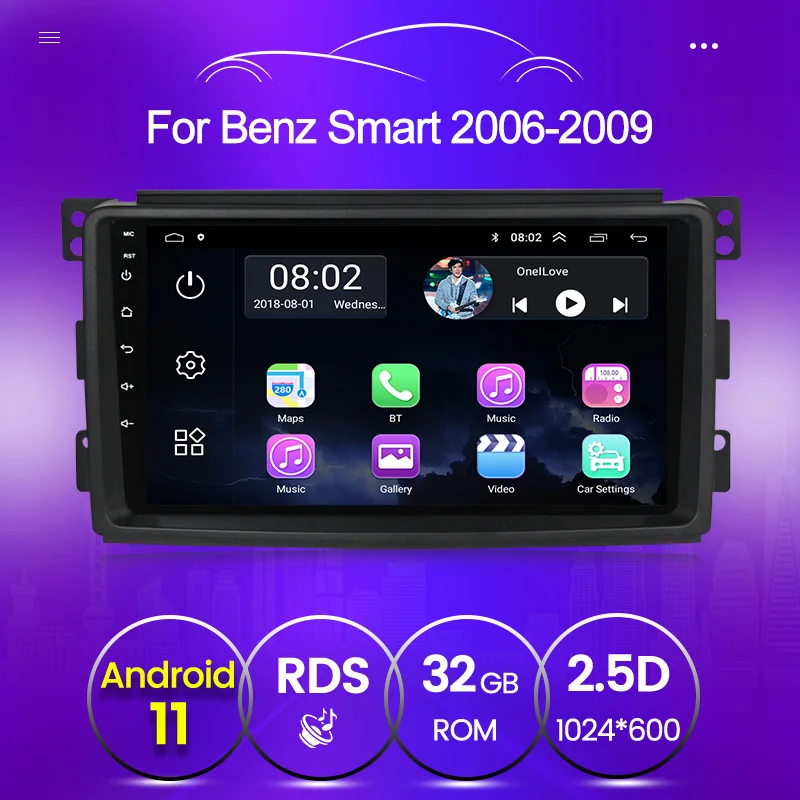 Магнитола для benz smart 2006 2007 2008 2009 | Автомобили и мотоциклы