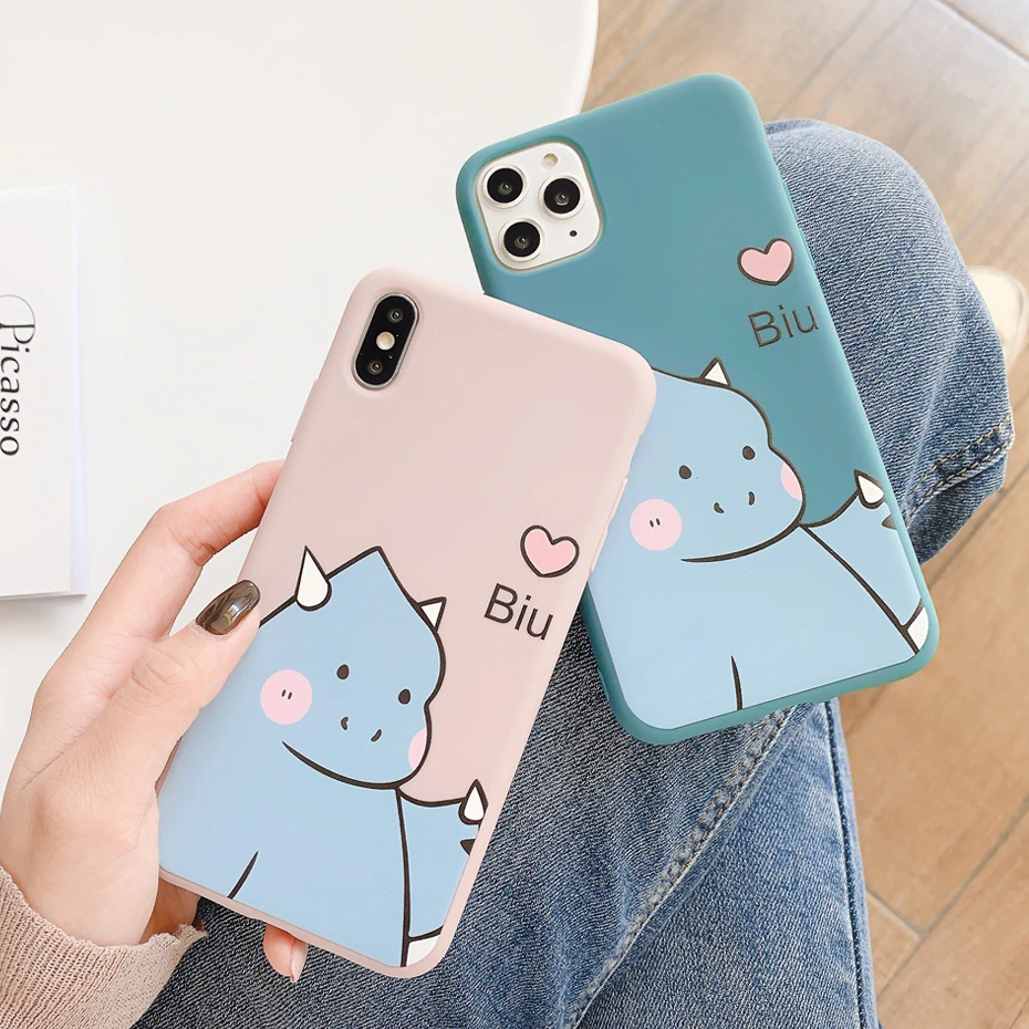 Soft TPU Phone Case For iPhone 11 Pro Max 7 8 6 6S Plus Cute Love Heart Unicorn Cover for iPhone X XR XS Max 11Pro Case Coque