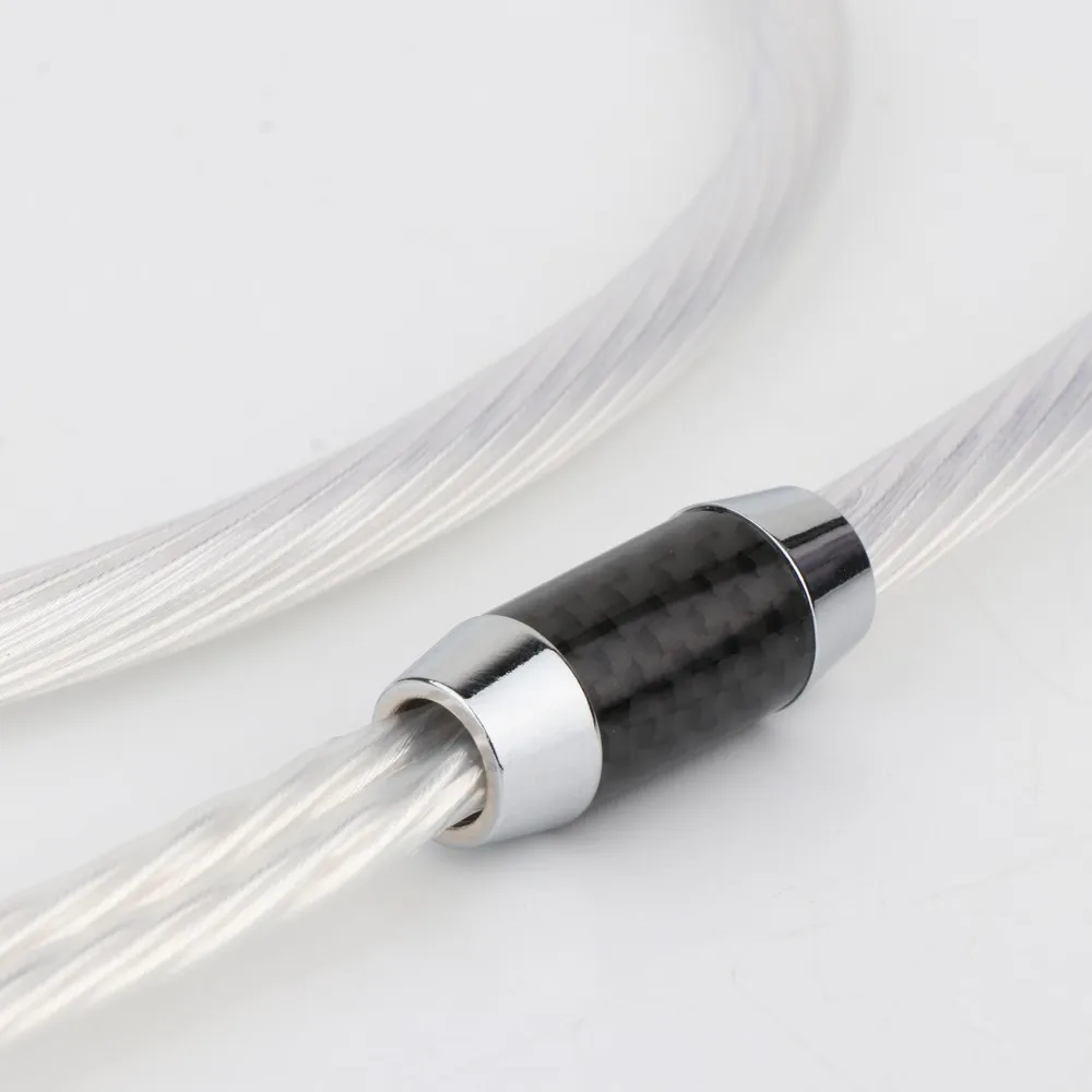 Preffair X402EL 11Cores OCC Silver Plated Audio Cable 4 Pin XLR Male to 2x 3 Pin XLR Male Balanced cable Headphone Audio Adapter