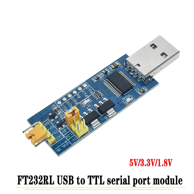 FT232RL USB - TTL 시리얼 변환 모듈 -5V/3.3V/1.8V 로직 (USB-Serial Conveter ...