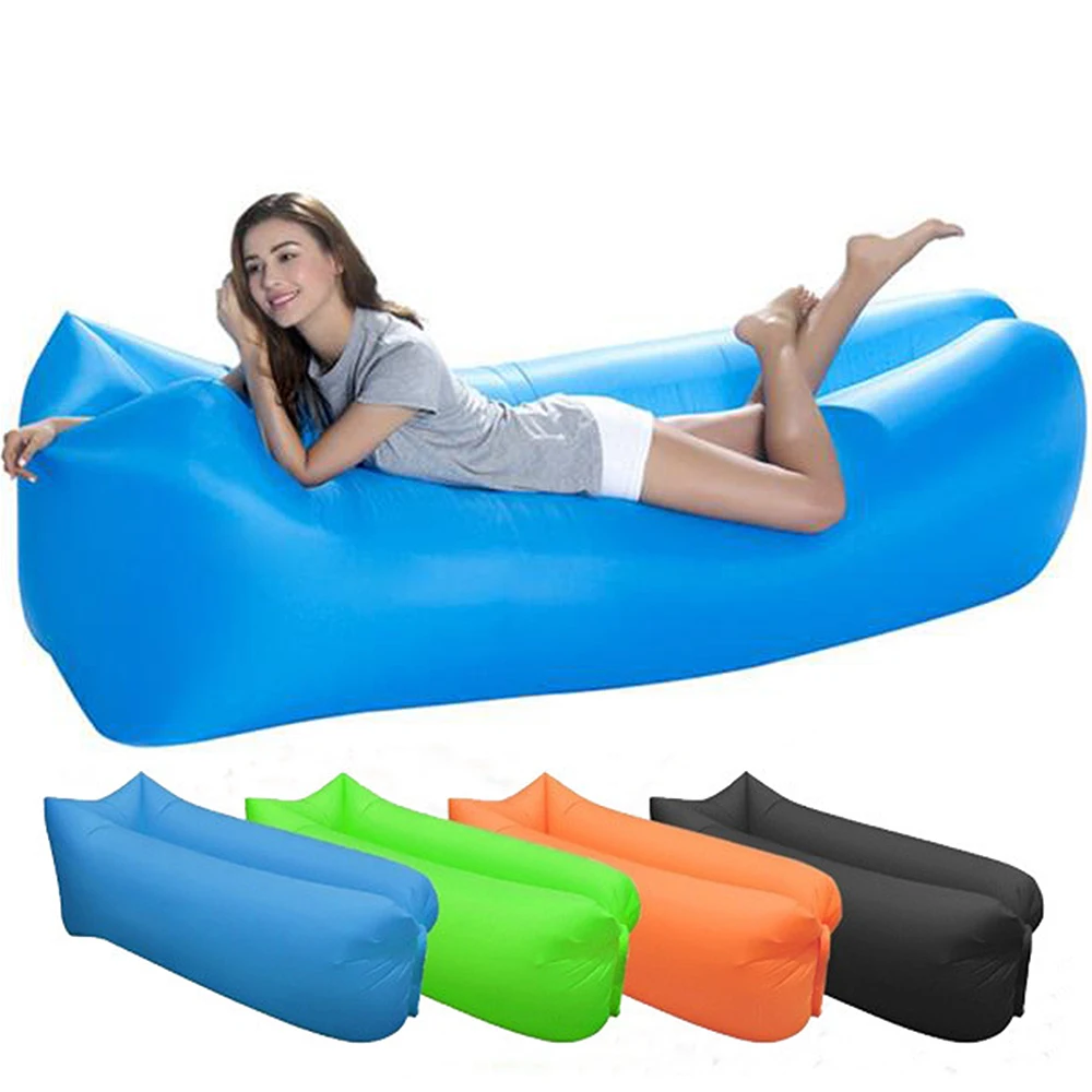 Inflatable Sofa Bed Inflatable Lounger Chair for Outdoor Camping Hiking Garden Park Beach Backyard