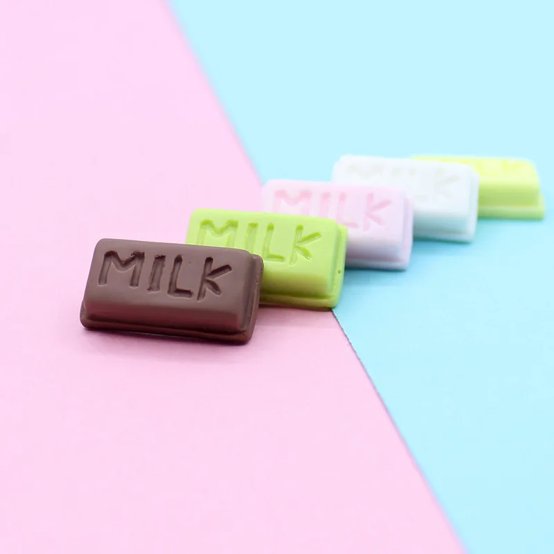 10 шт. молочный шоколад дополнение слизи подвески для поставки слаймов наполнитель DIY полимерные аксессуары игрушки Lizun модель инструмент для детей игрушки E