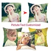 Fuwatacchi Customization Picture Printed Cushion Cover Pet Personal Life Photos Pillow Cover Customize Gift Pillow Case 2022 New ► Photo 3/6