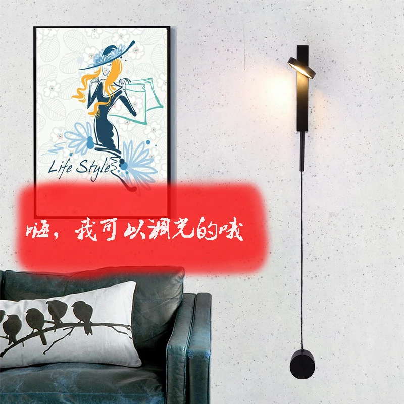 

Nordic Classic adjustable modern industrial Long swing arm black wall lamp sconce vintage E27 lights for Bathroom bedroom foyer