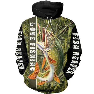 Tessffel модный спортивный костюм в стиле Харадзюку для рыбалки с животными, Забавный 3D принт, Толстовка/куртка/Мужская Женская S-3 - Цвет: just picture