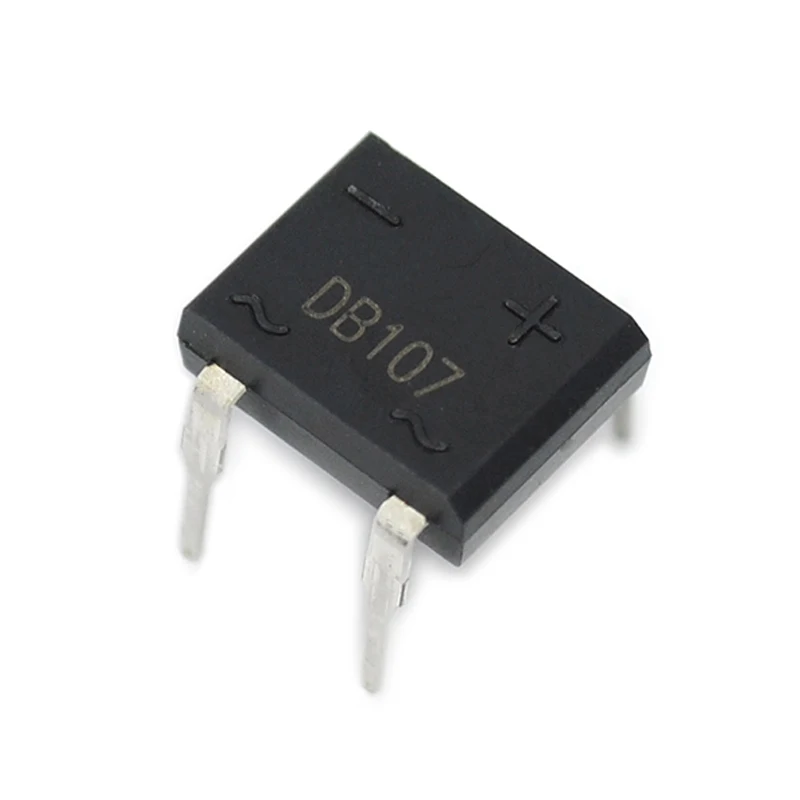 10pcs/lot DB107 DIP-4 1A 1000V Single Phases Diode Rectifier Bridge diode bridge rectifier electronic component rectifier diodes electrical rectifier diodes electrical diodes electrical component In Stock
