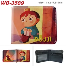 

Anime Ranking Of King Bojji Folded Coin Purse Card Holder Travel PU Leather Bank Student ID Card Wallet Holder 829