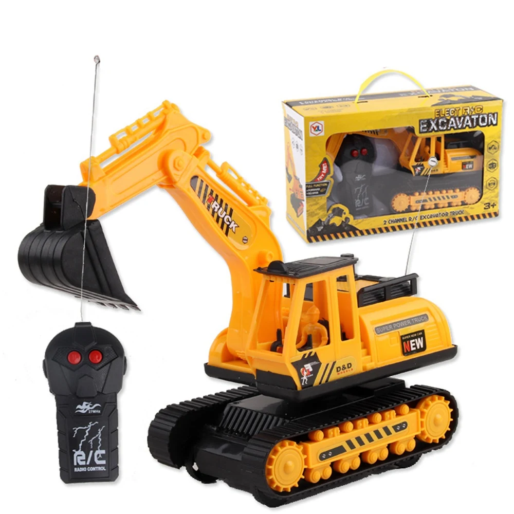 Игрушечный экскаватор RC детский симулятор гусеничный Электрический 2 канальный