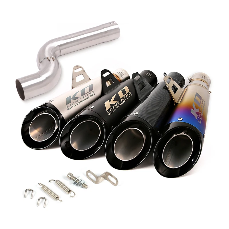 Escape Motorcycle Exhaust Middle Tube And 51mm Vent Pipe Stainless Steel Exhaust System For BMW F900R XR 2020-2021