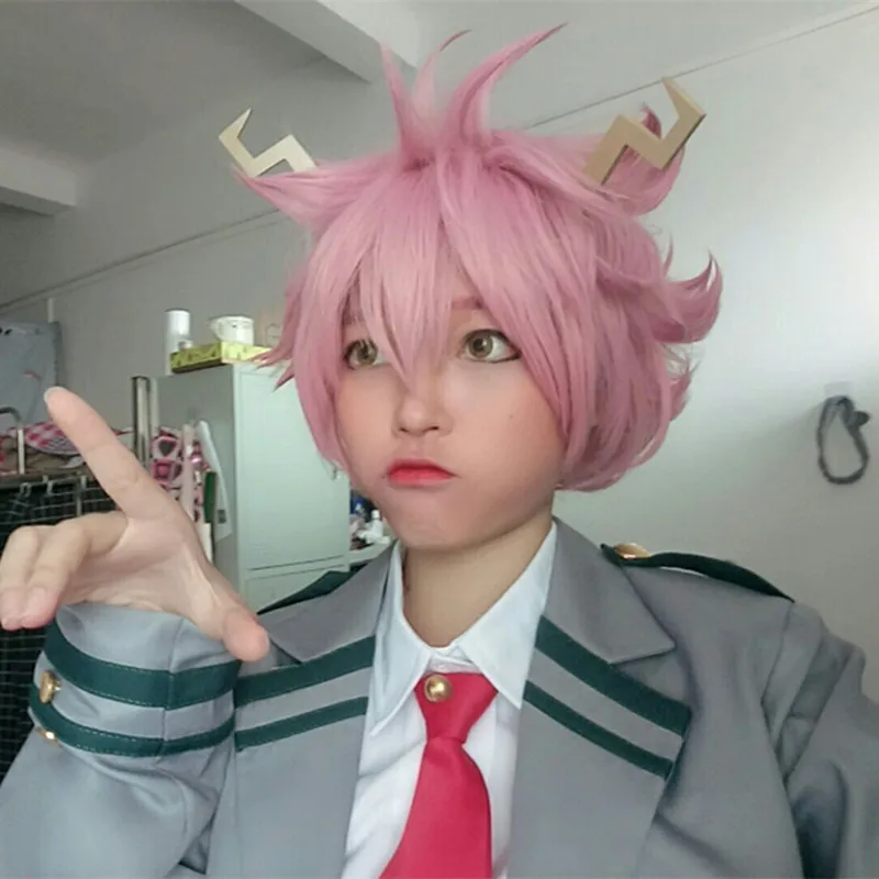 Аксессуары для косплея «My Hero Academy Mina Ashido Mina»; милые головные уборы; заколки для волос; вечерние аксессуары для косплея