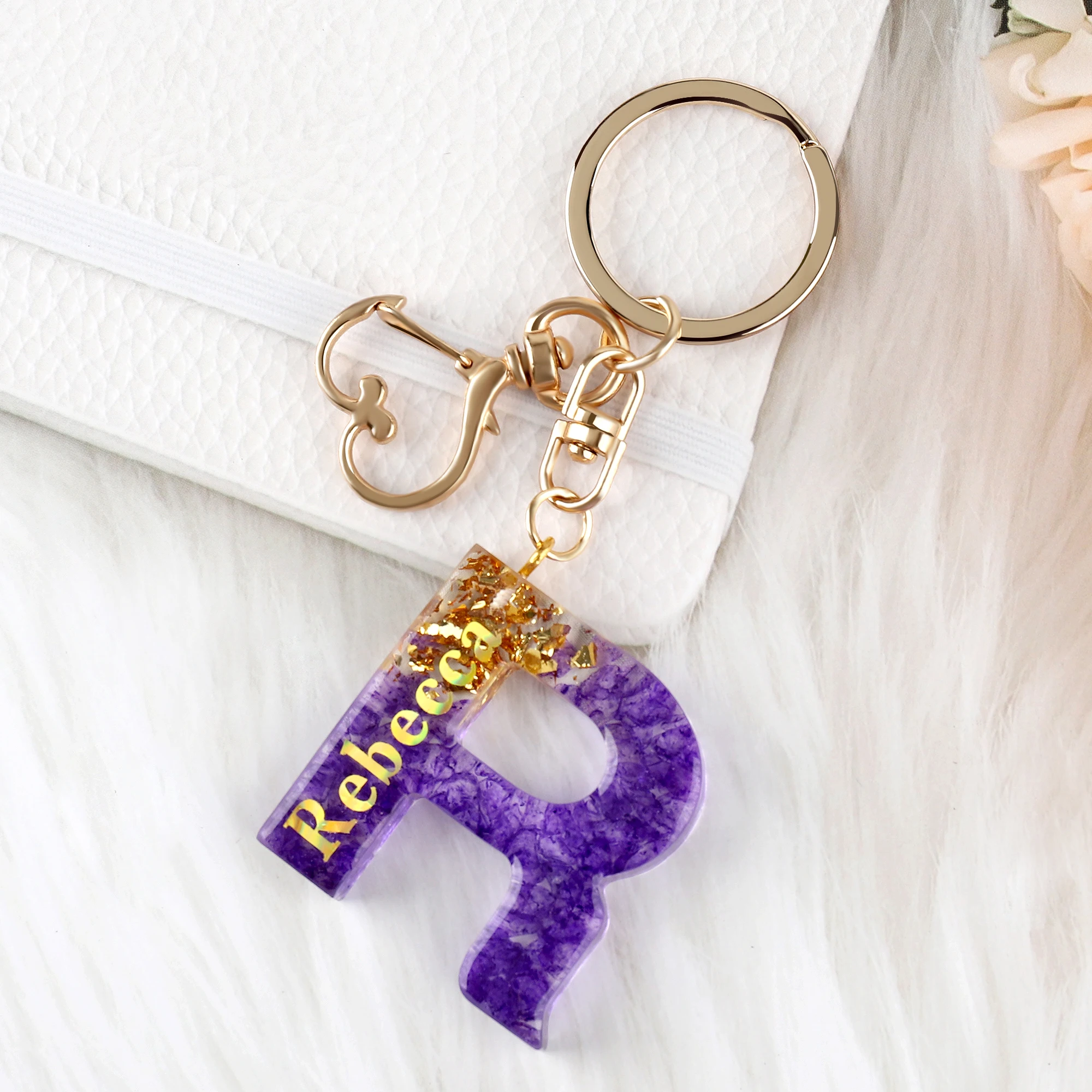 Personalized Photo Keychain customize W/your Photo, Resin Photo