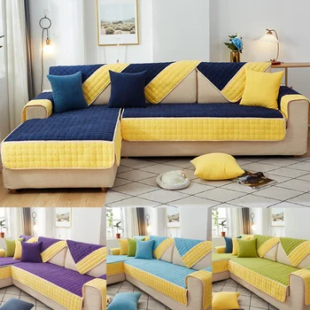

Soft Corduroy Sofa Covers Mats Non-slip Removable Sofa Seat Cover For Living Room Cushion Runners Slipcovers Furniture Protector