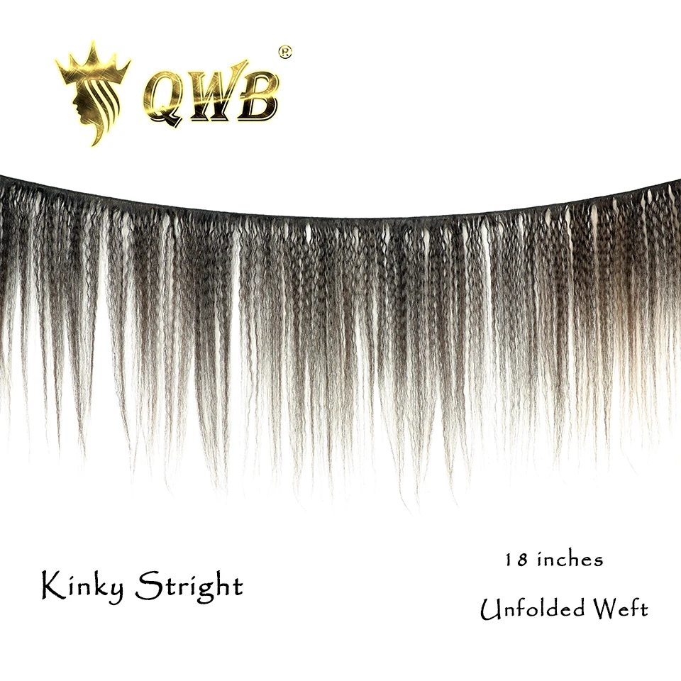 QWB курчавые прямые бесплатная доставка 4 пучка/партия 12 ''~ 22'Professional Ratio