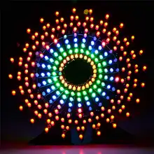 Колесо обозрения модель музыкальный спектр DIY комплект электронный 51 одночиповый Красочный светодиодный набор для вспышек ночной Светильник СВЕТОДИОДНЫЙ аксессуары